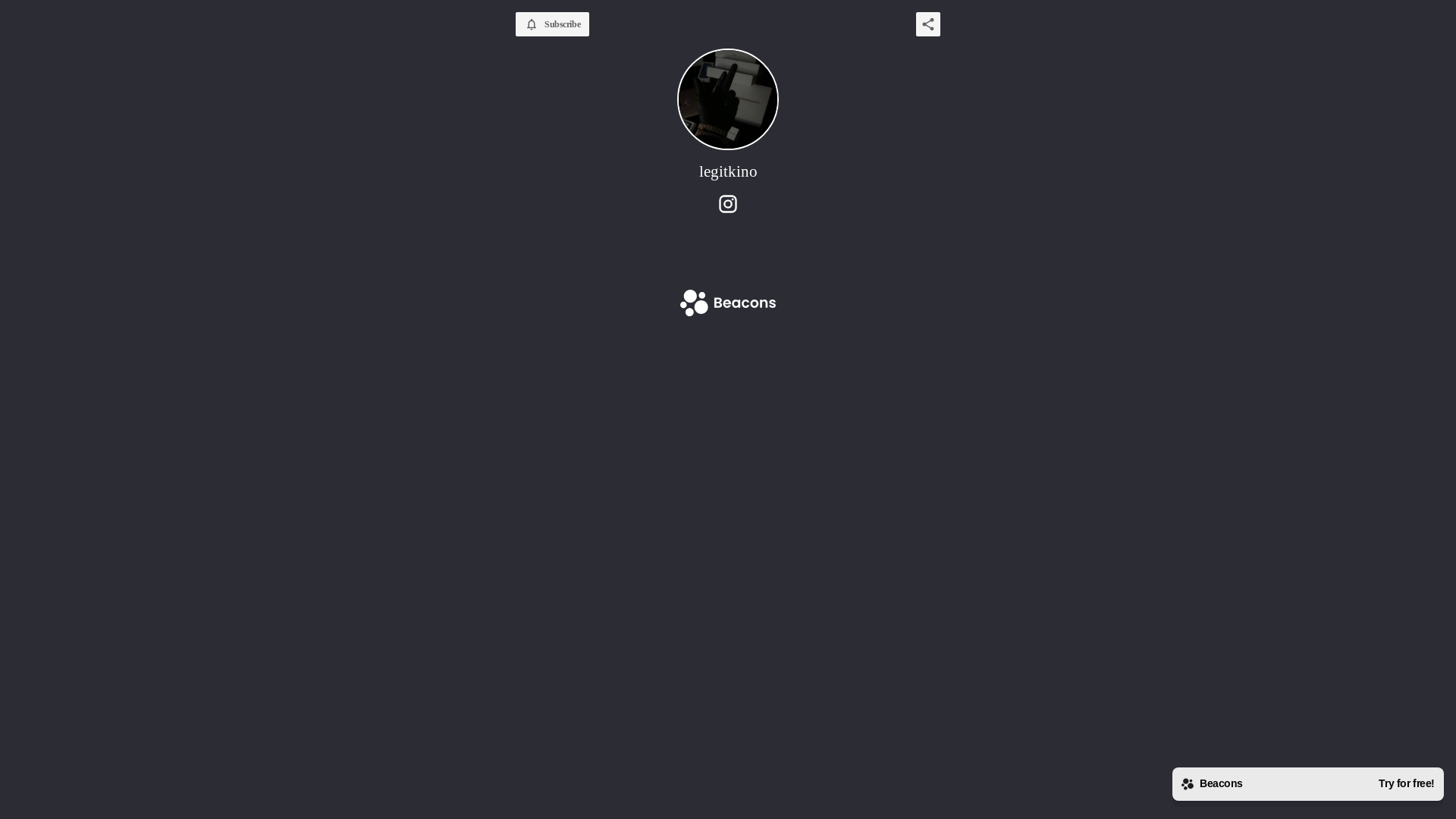 website screenshot of https://legitkino.com/