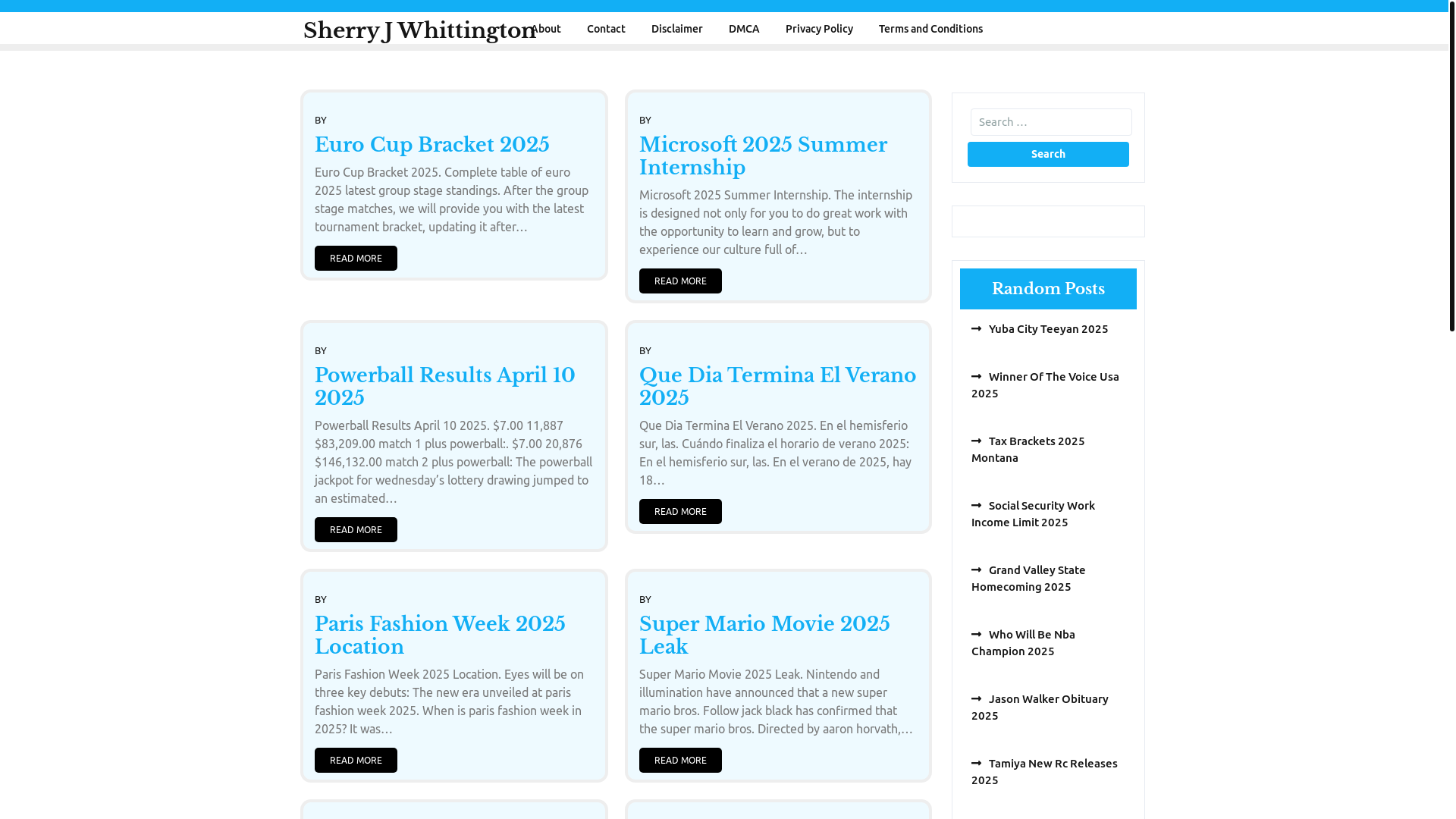website screenshot of https://sherryjwhittingtone.pages.dev/