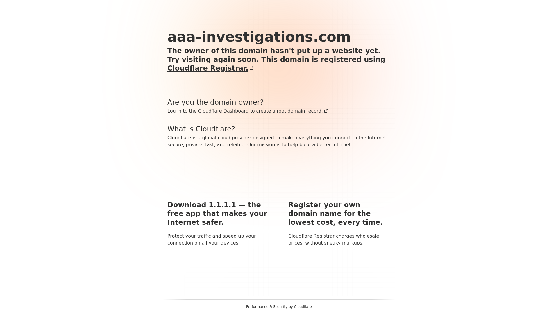 website screenshot of https://aaa-investigations.com/