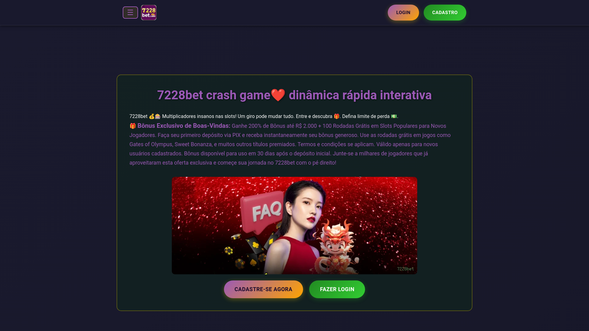 website screenshot of https://7228betab.com/