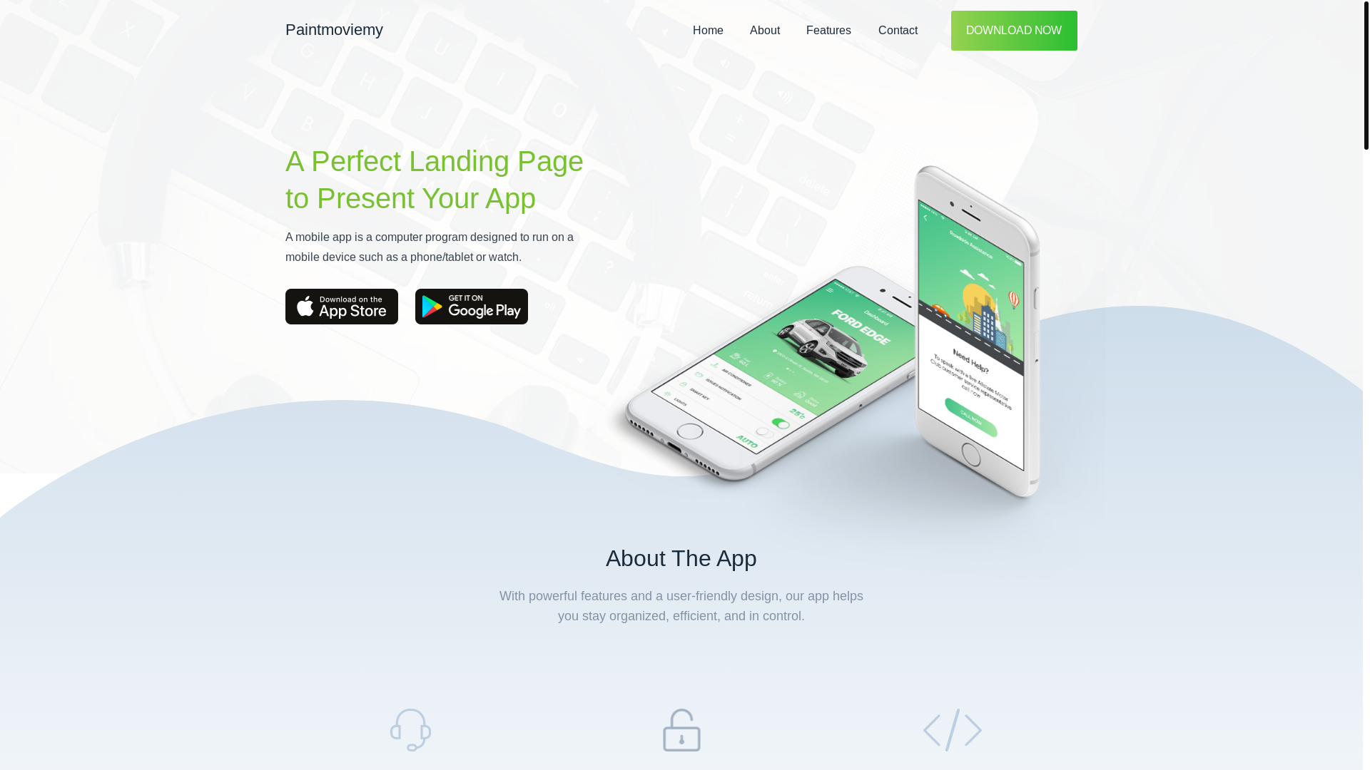 website screenshot of https://paintmovie.my.id/
