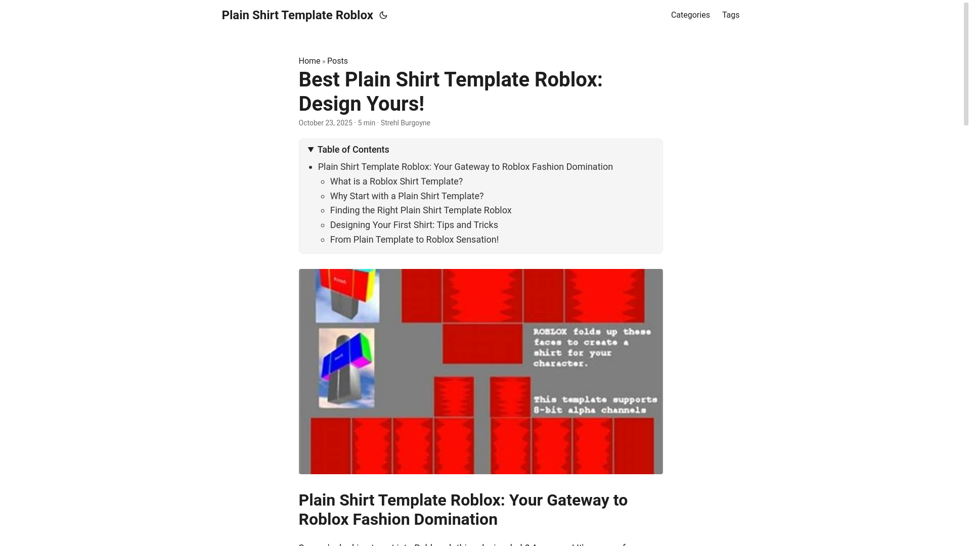 website screenshot of https://plain-shirt-template-roblox.pages.dev/