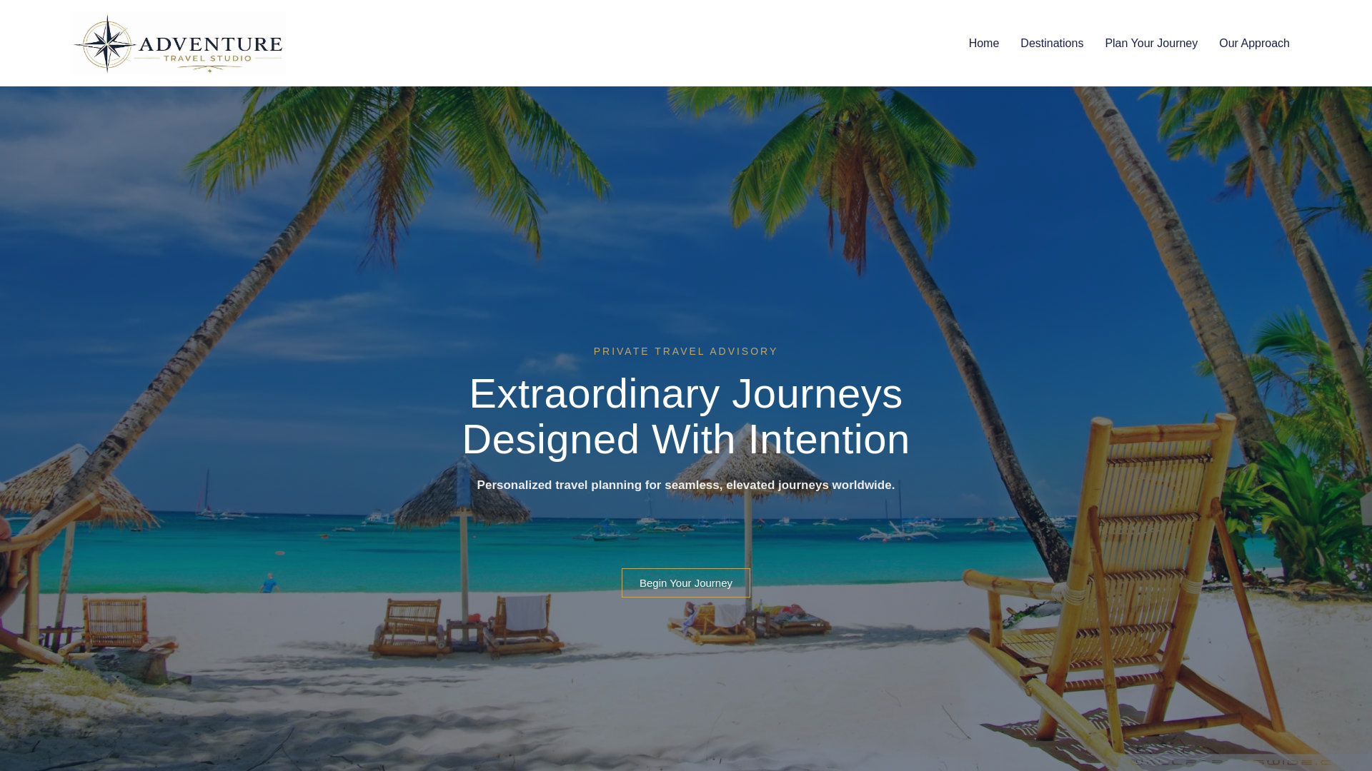 website screenshot of https://adventuretravelstudio.com/