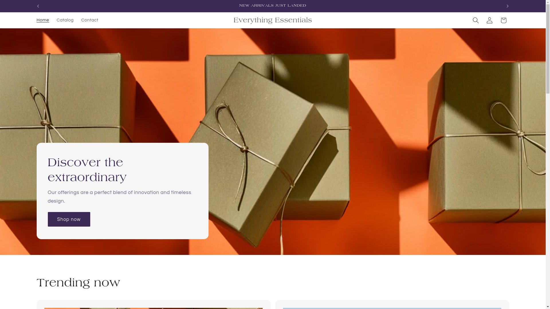 website screenshot of https://electronicsgiftemporium.store/