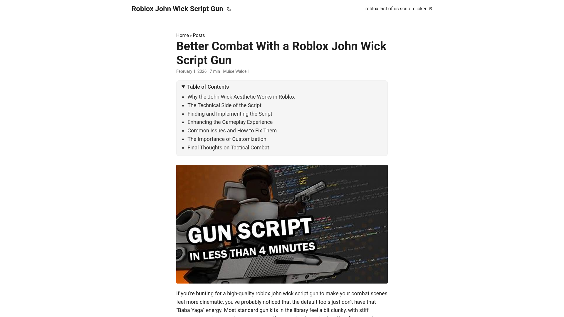website screenshot of https://roblox-john-wick-script-gun.pages.dev/