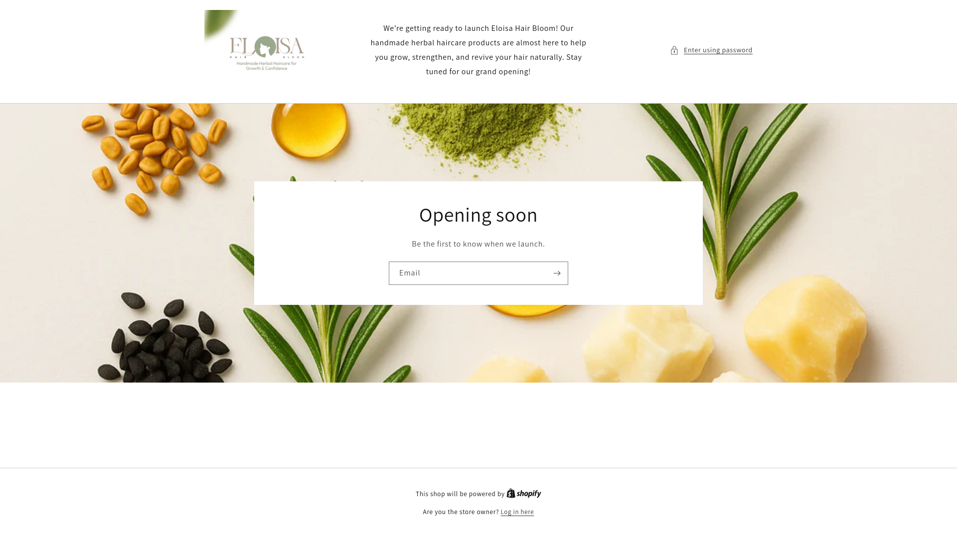 website screenshot of https://eloisahairbloom.com/