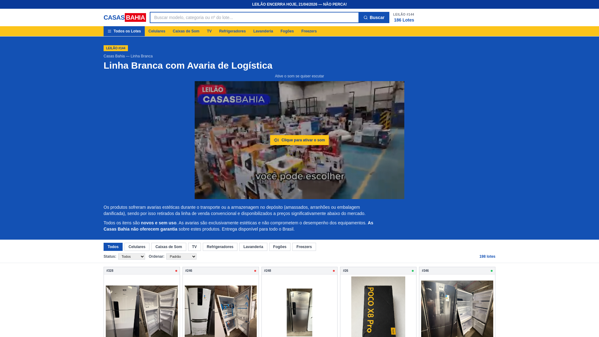 website screenshot of https://lotescadasbh15.vercel.app