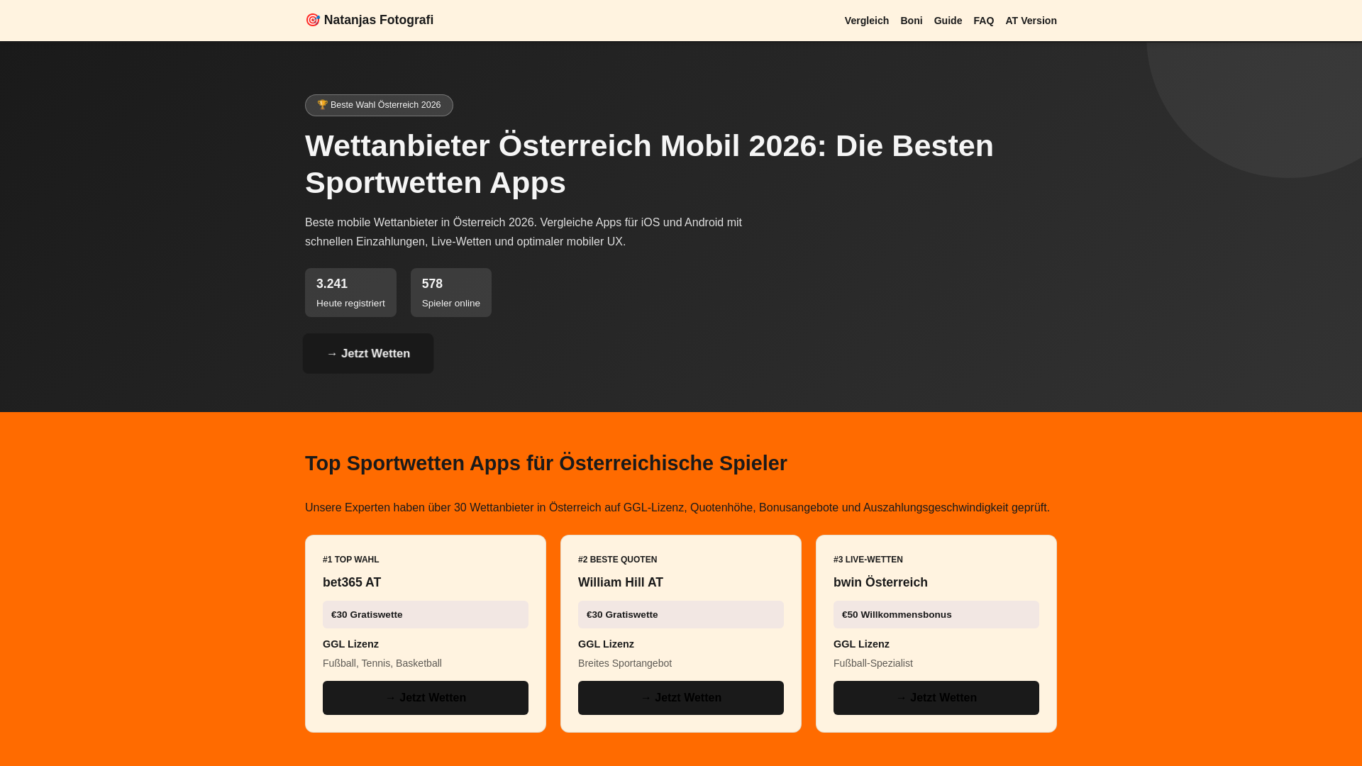 website screenshot of https://natanjas-fotografien-com.pages.dev/