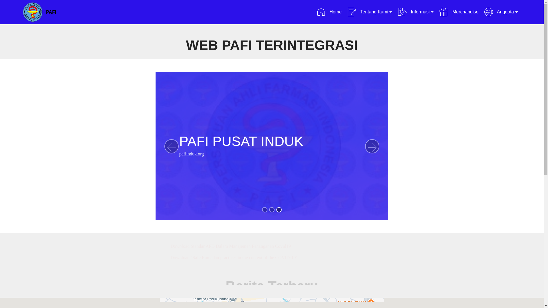 website screenshot of https://pafi-kotakupang-org.pages.dev/