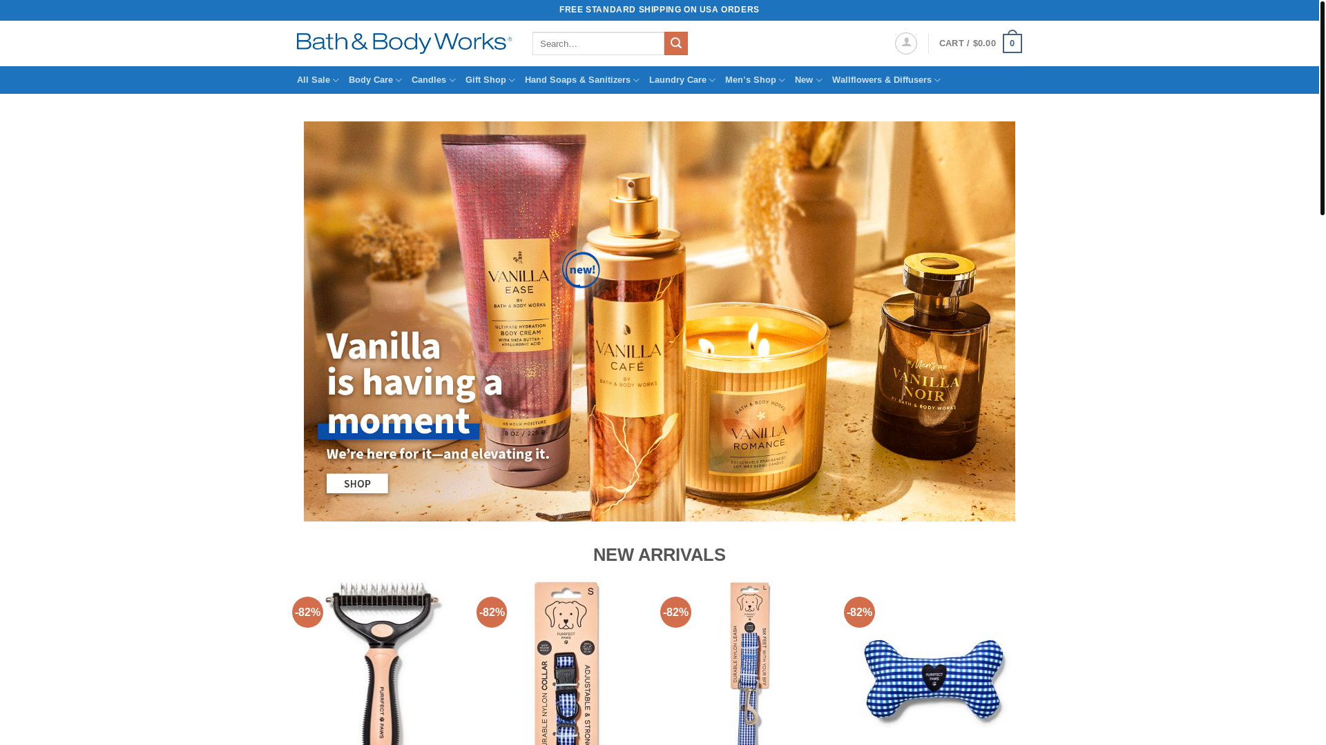 website screenshot of https://bathbodyworrks.com/