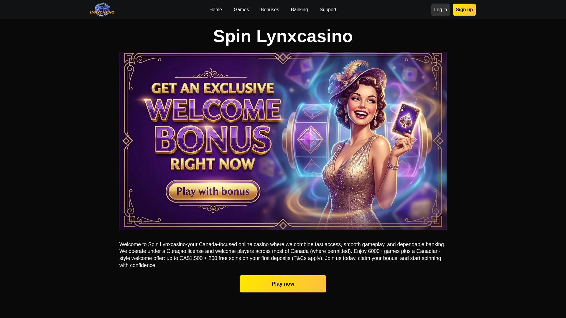 website screenshot of https://spinlynxcasino-ca-45682.pages.dev/