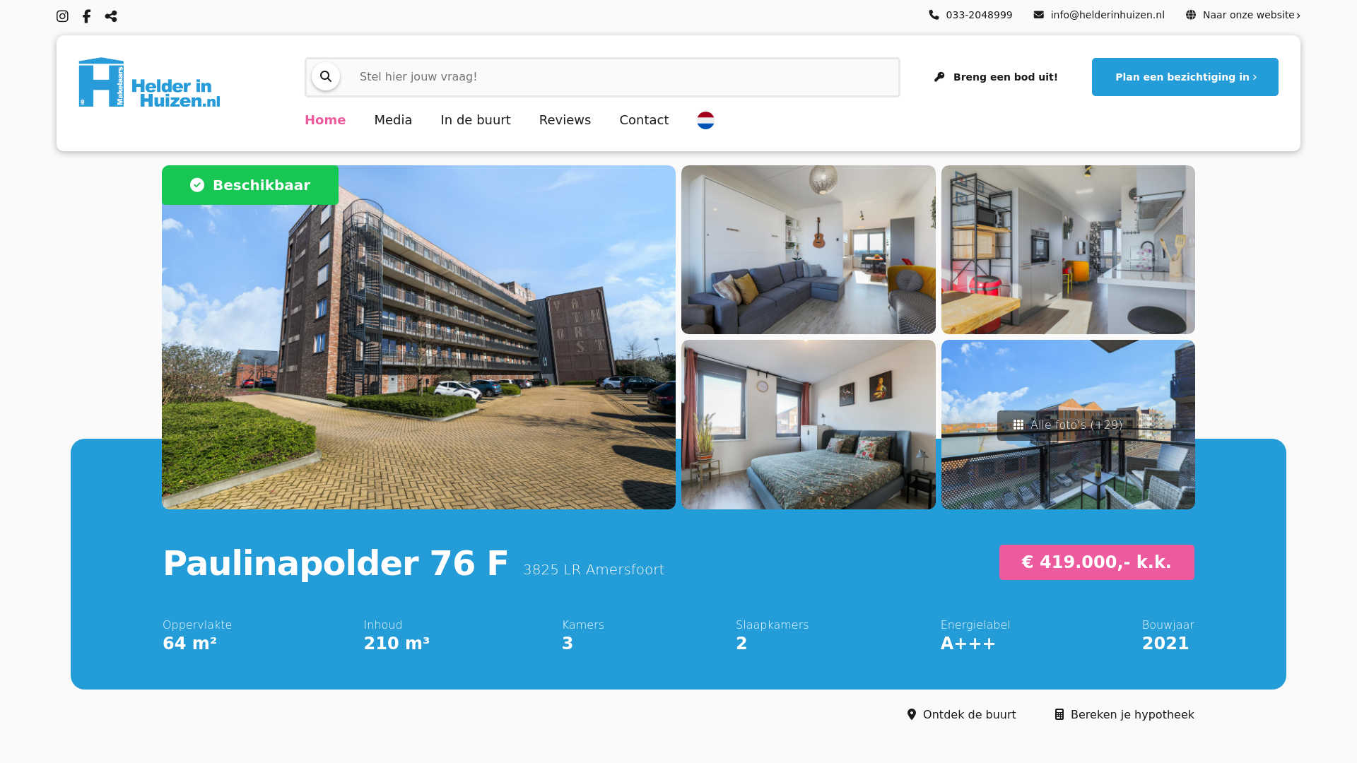 website screenshot of https://paulinapolder76f.nl/