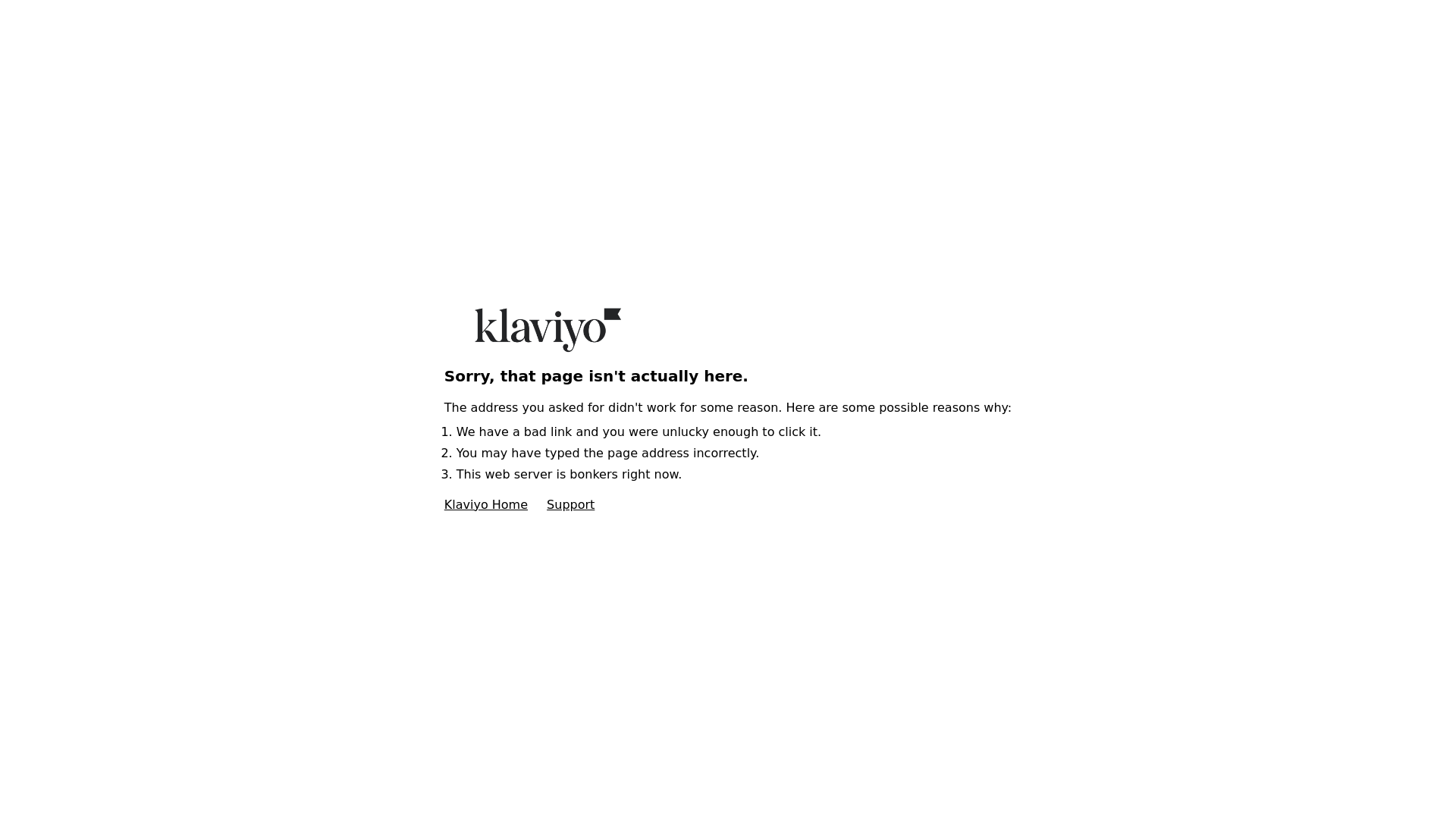 website screenshot of https://ctrk.klclick3.com/