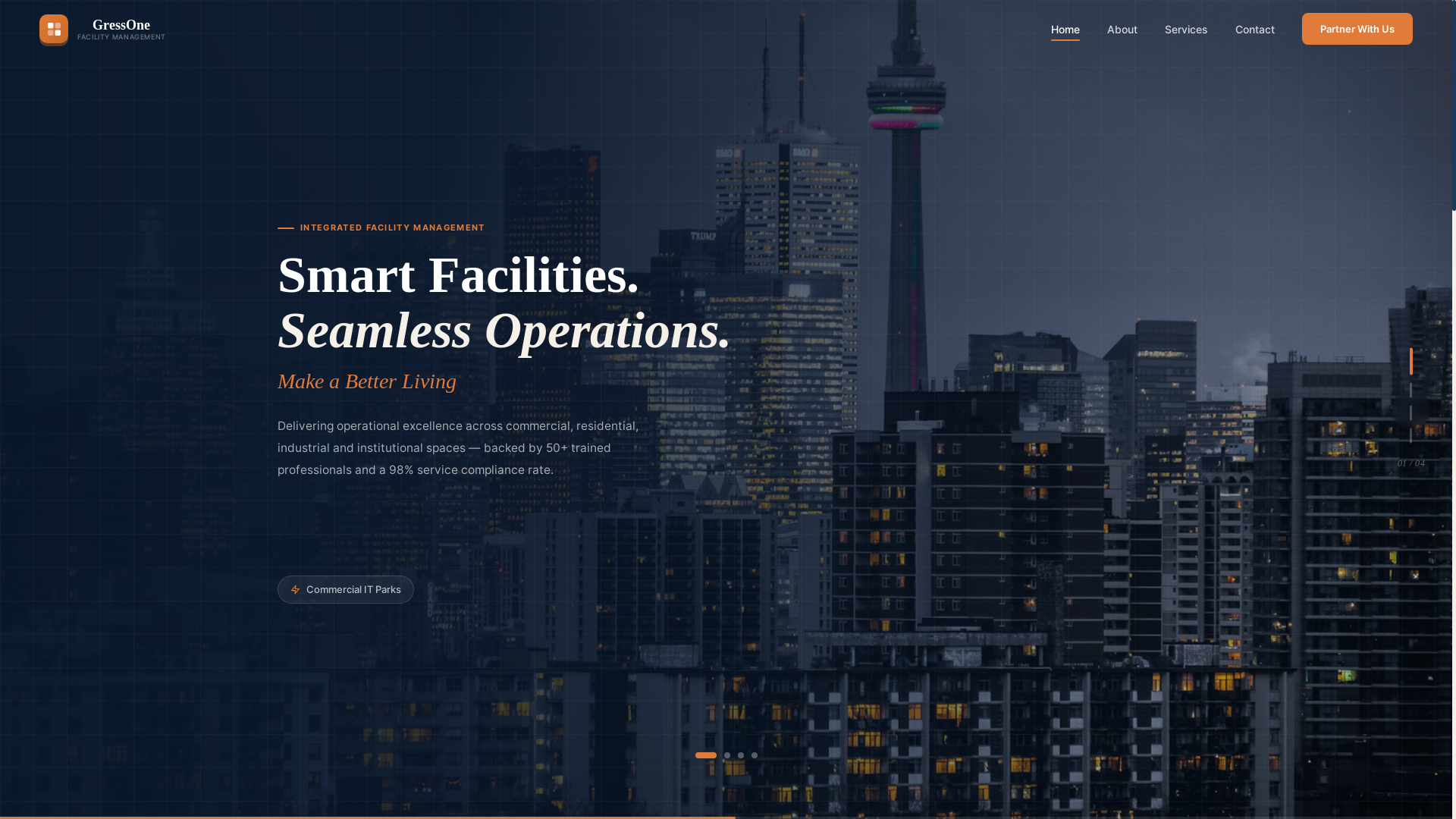 website screenshot of https://gressone-website.pages.dev/