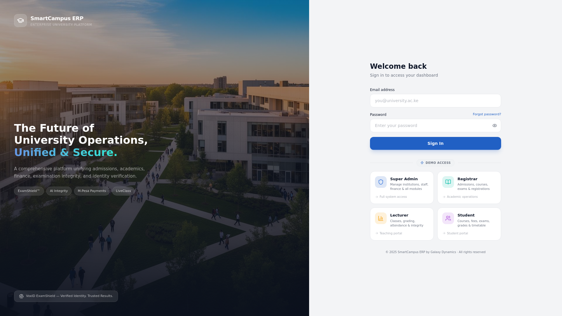 website screenshot of https://cloudsmartcampus.com/