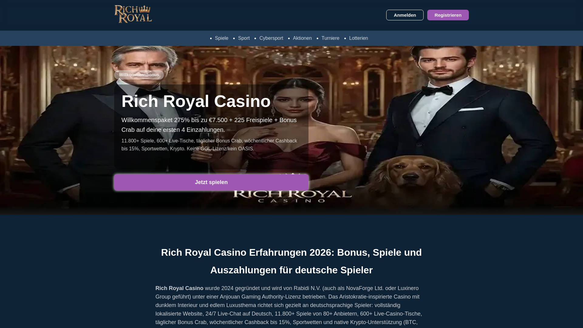 website screenshot of https://richroyalcasinoonline-com.pages.dev/