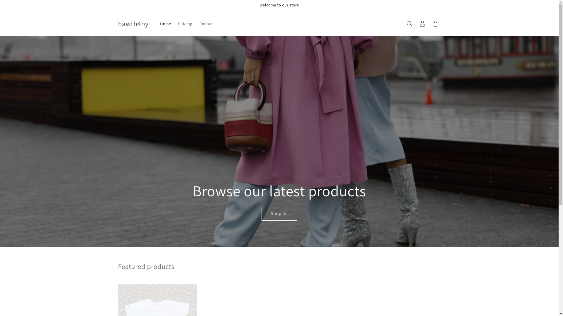 website screenshot of https://hawtb4by.com/