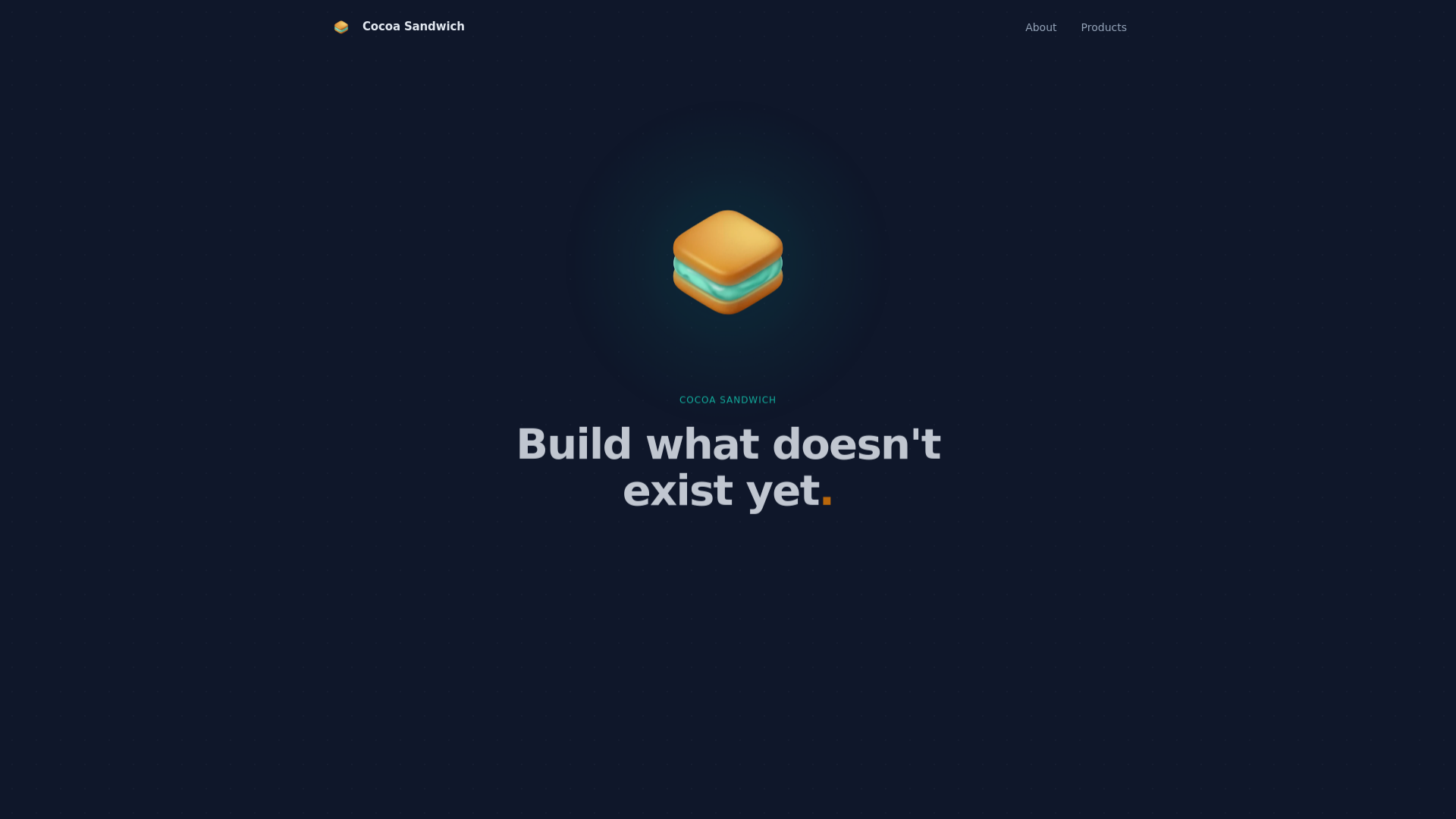website screenshot of https://cocoasandwich-web.pages.dev/