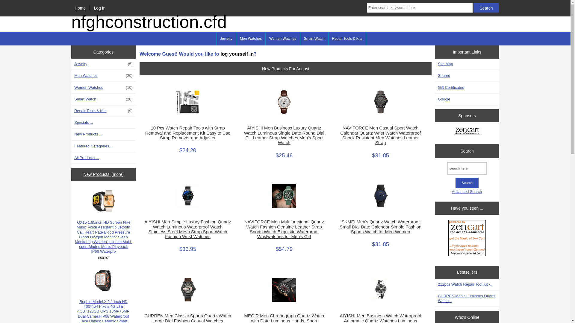 website screenshot of https://nfghconstruction.cfd/