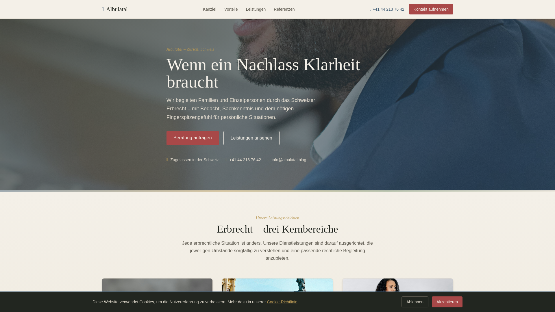 website screenshot of https://albulatal.blog/