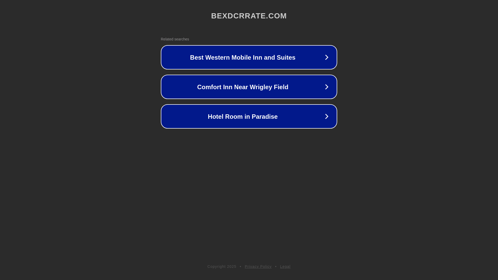 website screenshot of https://bexdcrrate.com/