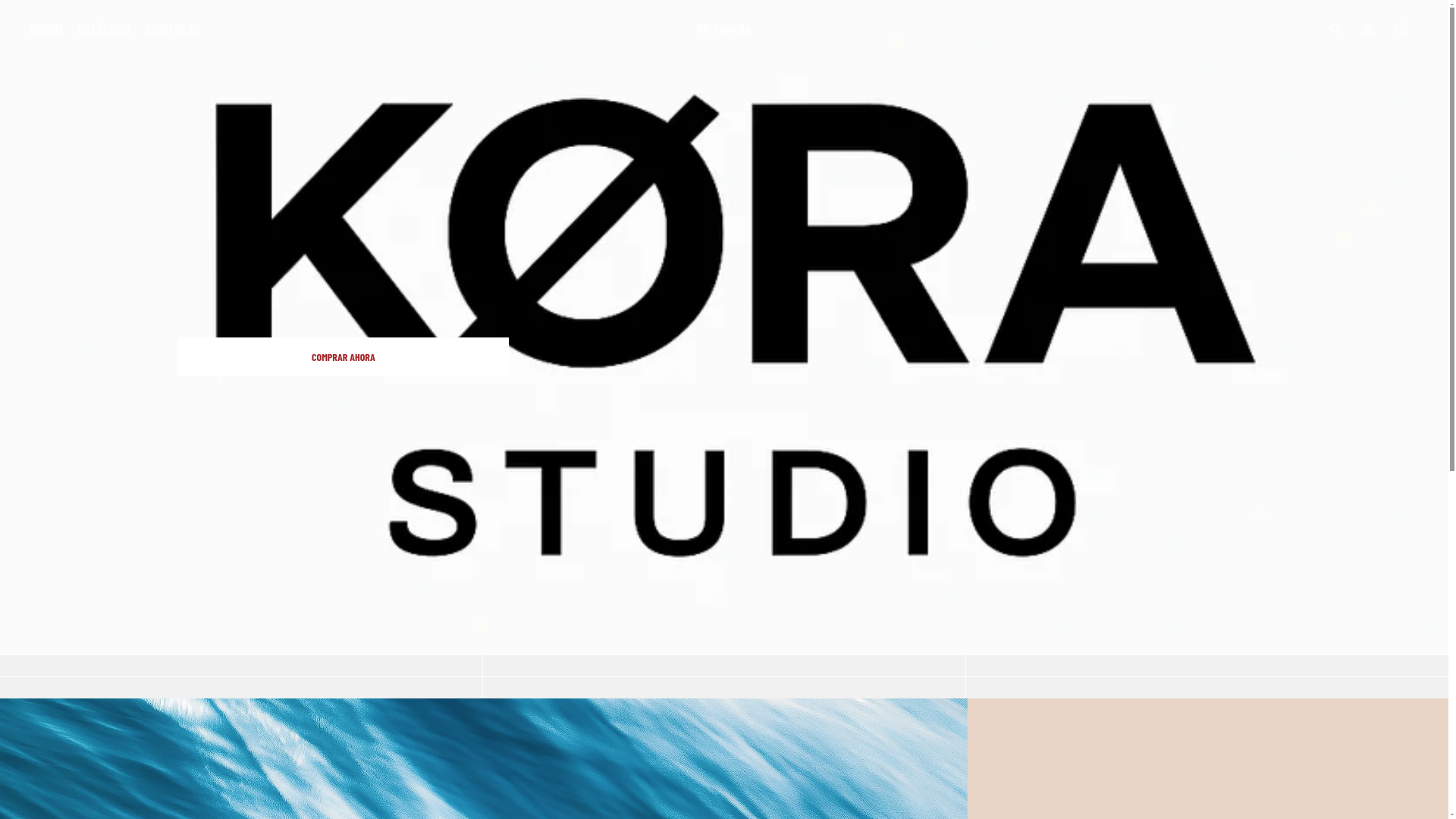 website screenshot of https://korastudio.store/