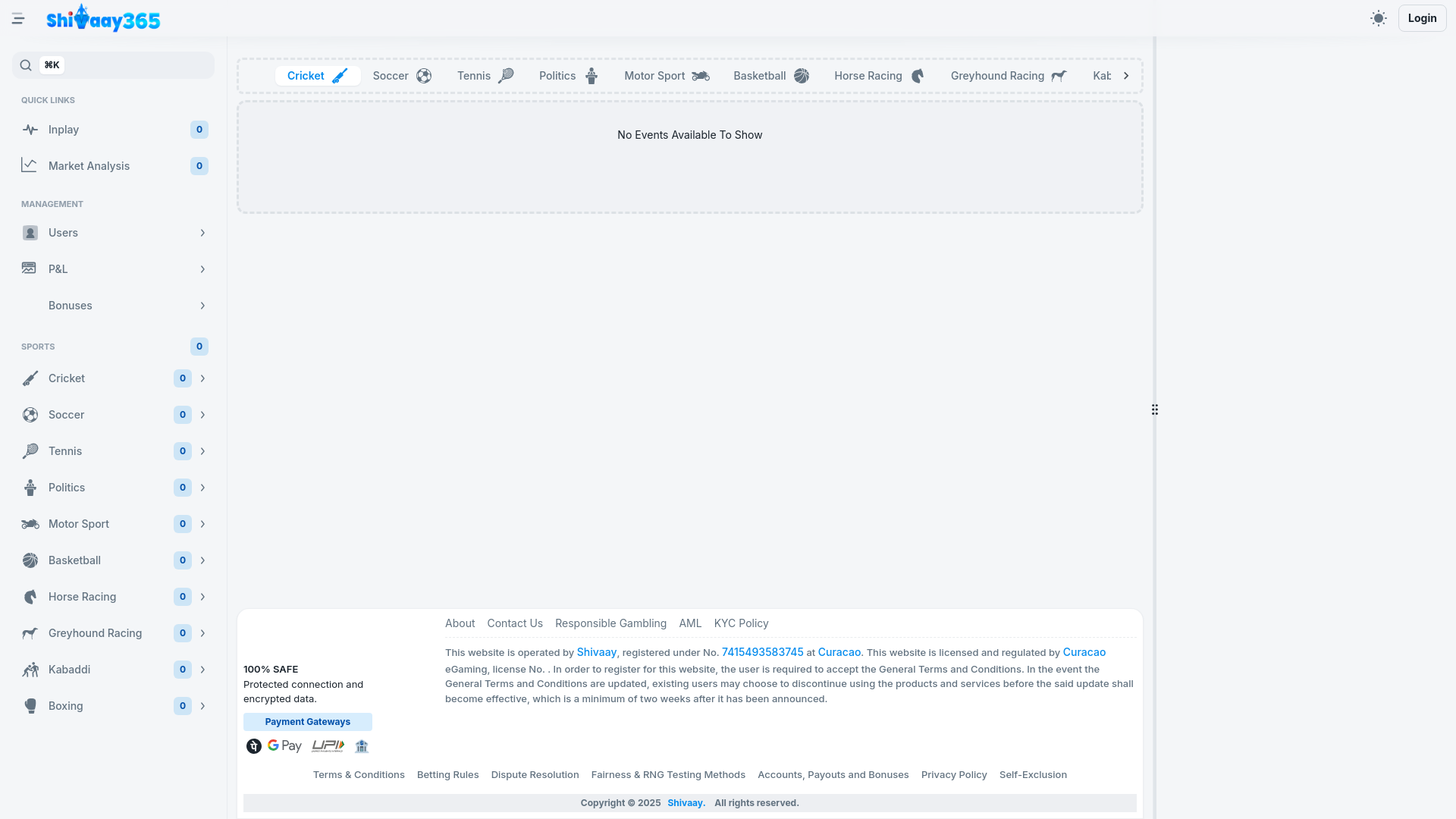 website screenshot of https://admin-shivaay365-com.pages.dev/