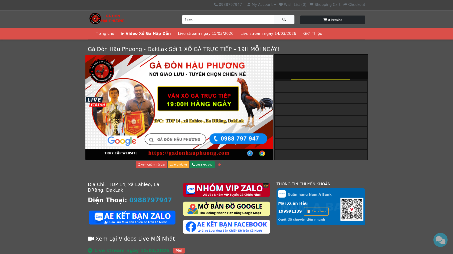 website screenshot of https://gadonhauphuong.com/