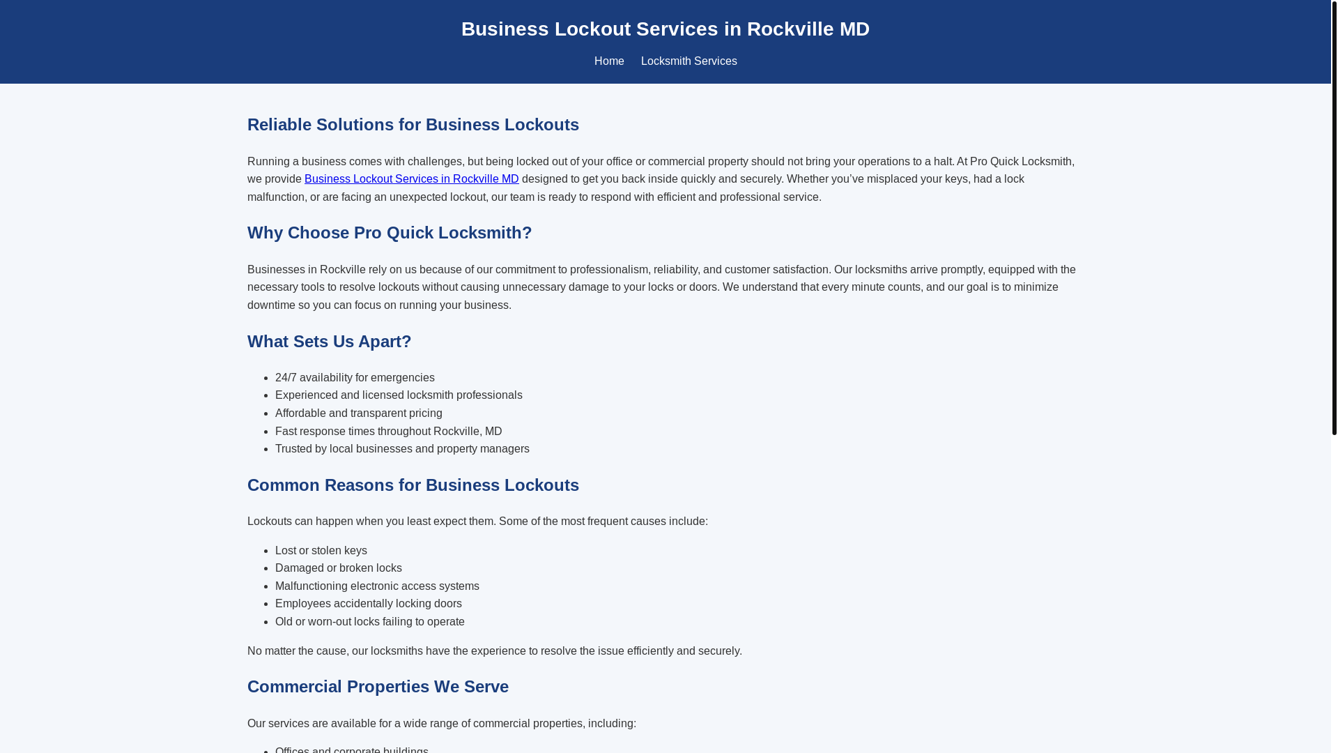 website screenshot of https://business-lockout-rockville-maryland.pages.dev/