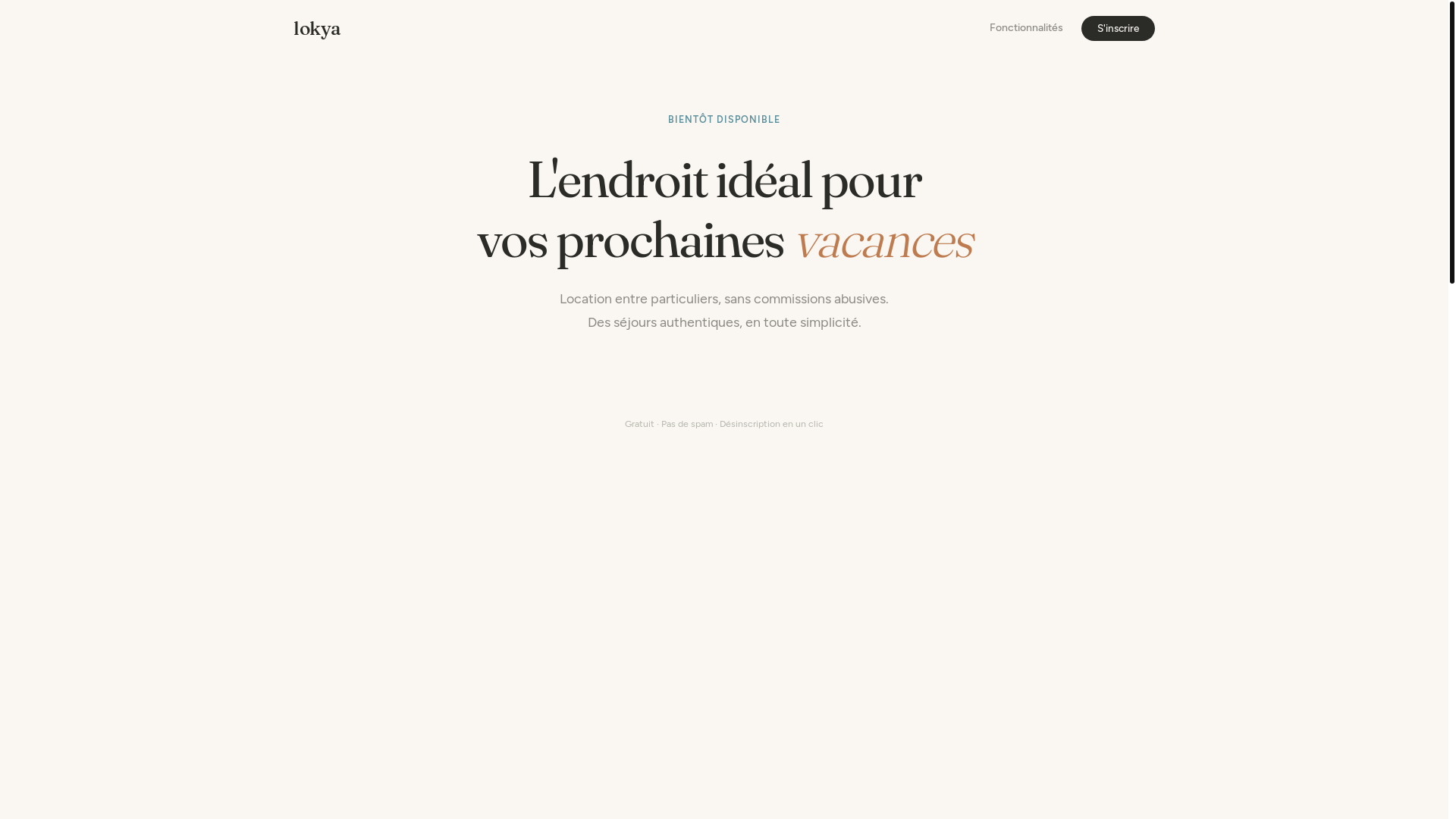 website screenshot of https://lokya.app/