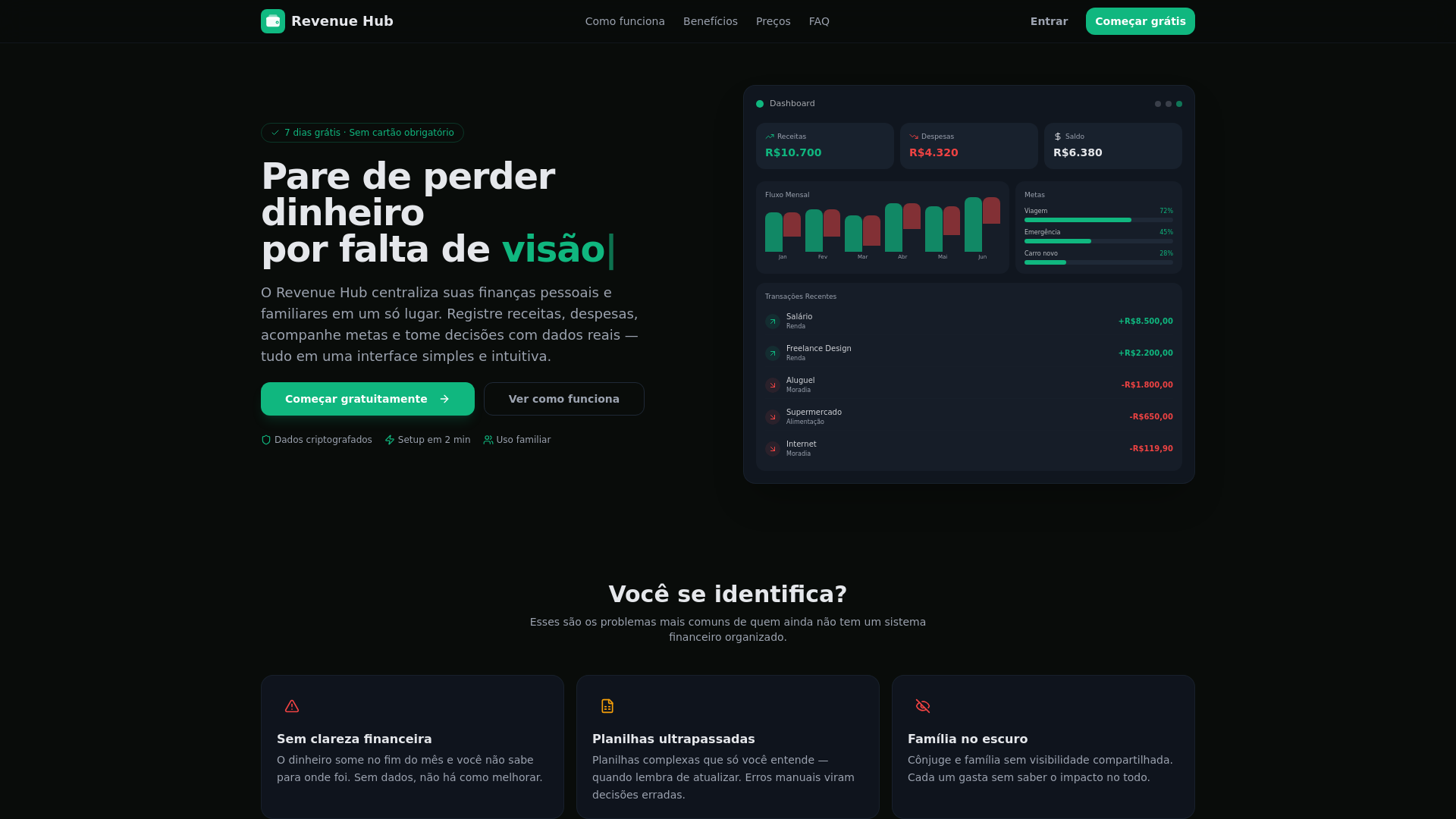website screenshot of https://revvenue.com.br/
