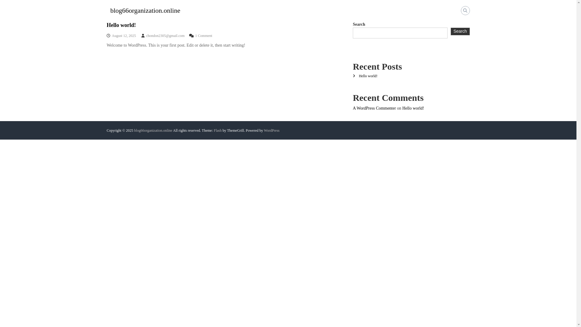 website screenshot of https://blog66organization.online/