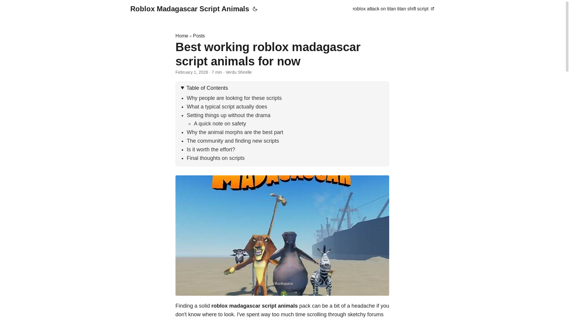 website screenshot of https://roblox-madagascar-script-animals.pages.dev/
