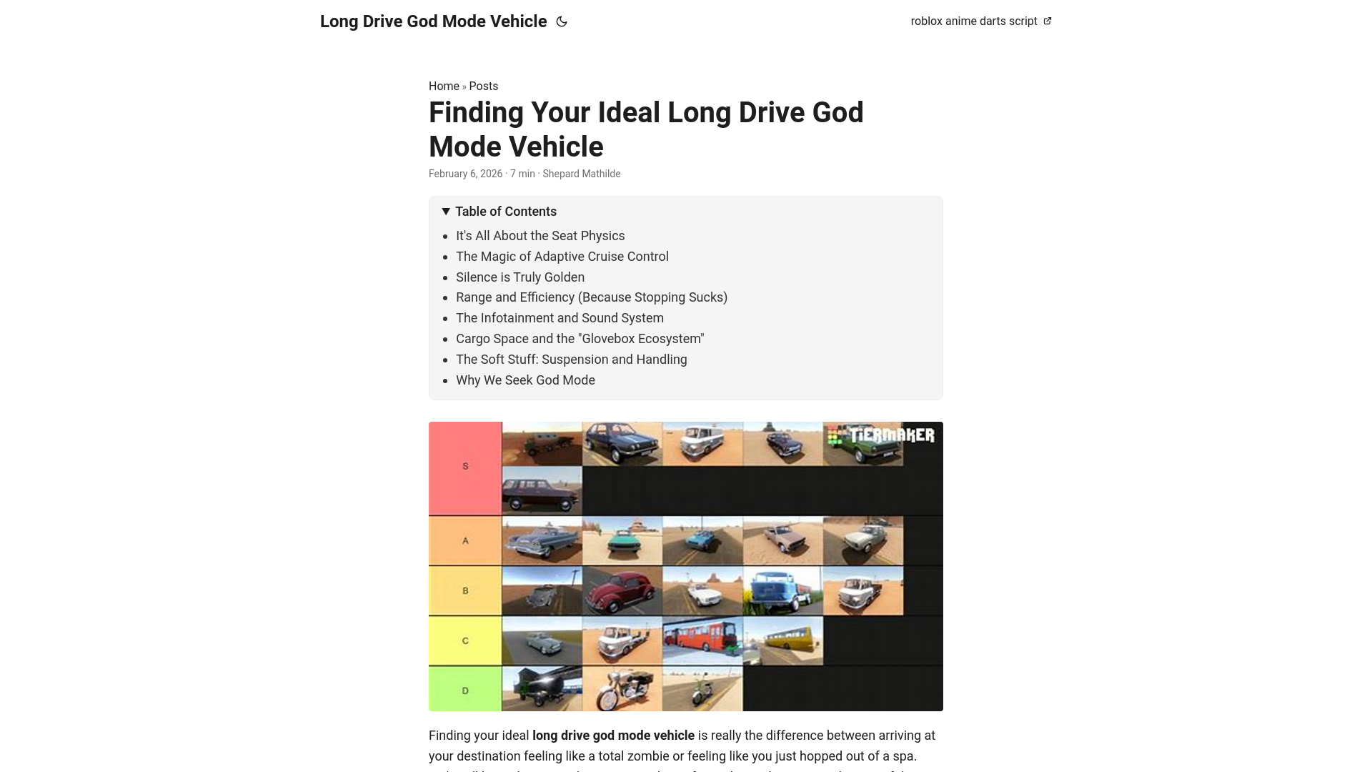 website screenshot of https://long-drive-god-mode-vehicle.pages.dev/