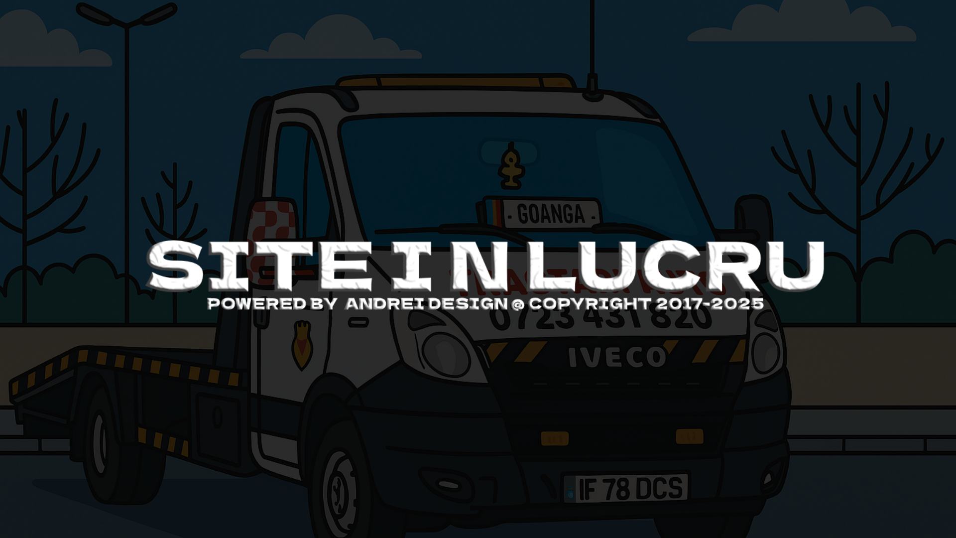website screenshot of https://goangatractariauto.ro/