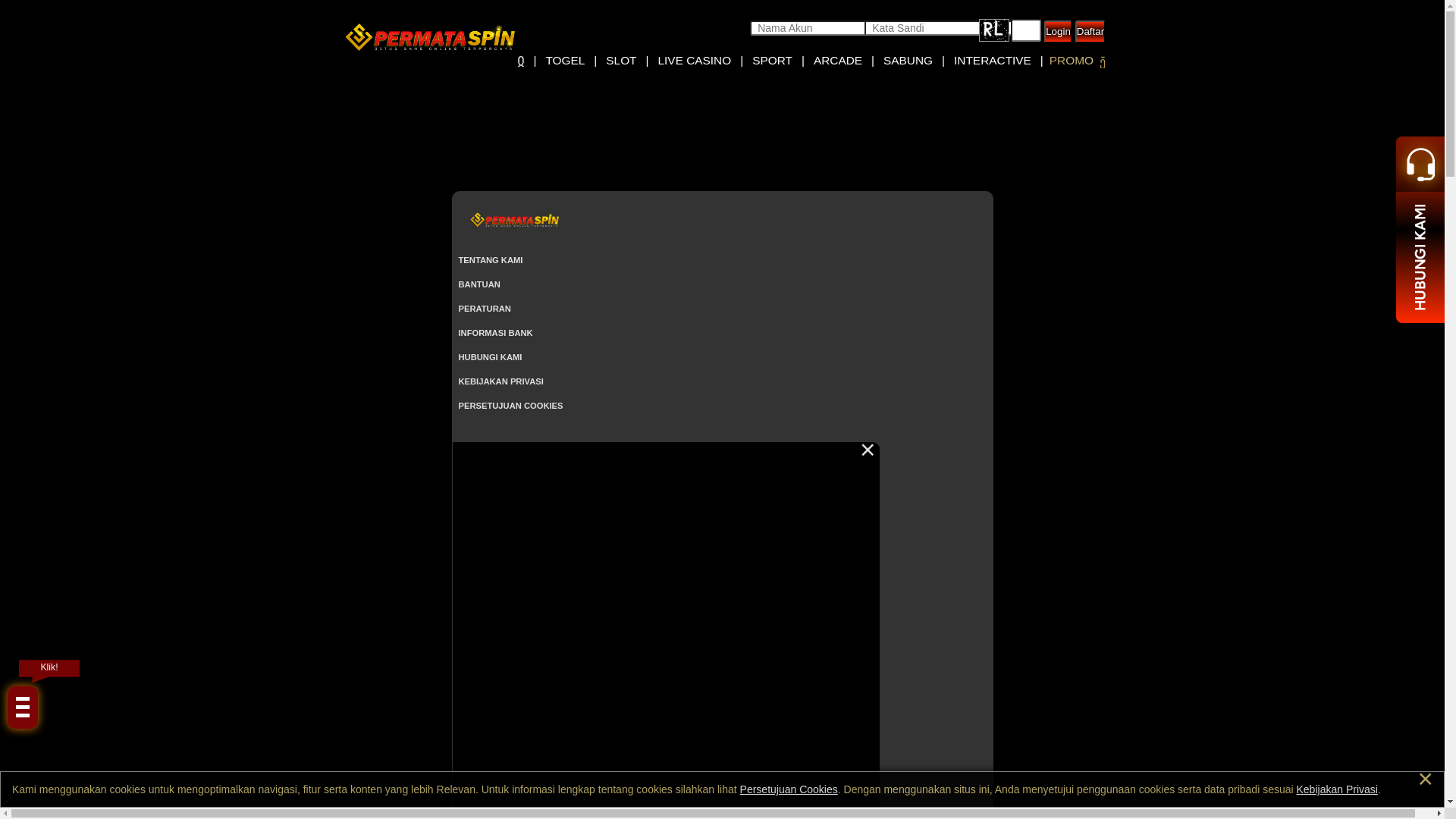 website screenshot of https://permataduit.cfd/