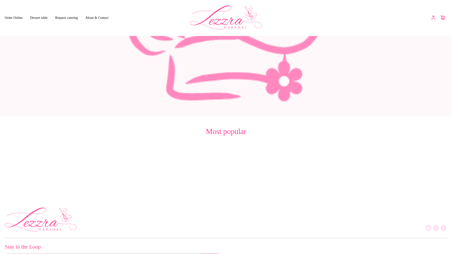website screenshot of https://zbabysweets.com/