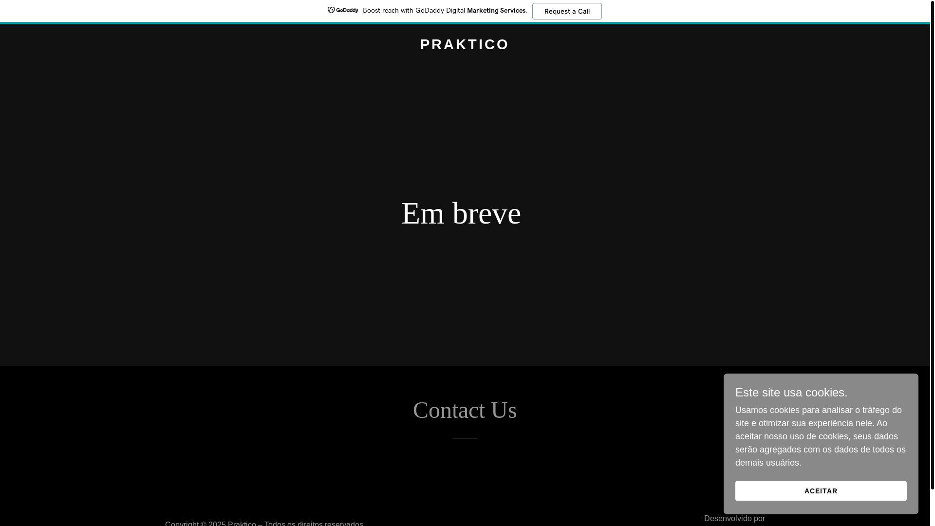 website screenshot of https://praktico.com.br/