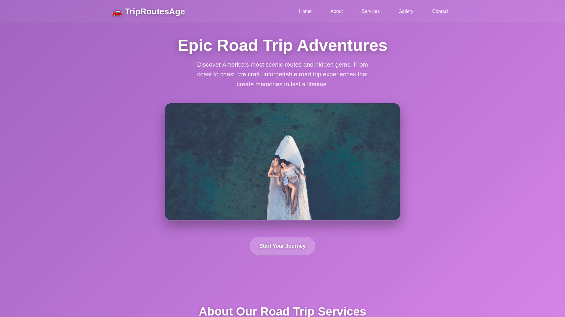 website screenshot of https://triproutesage.click