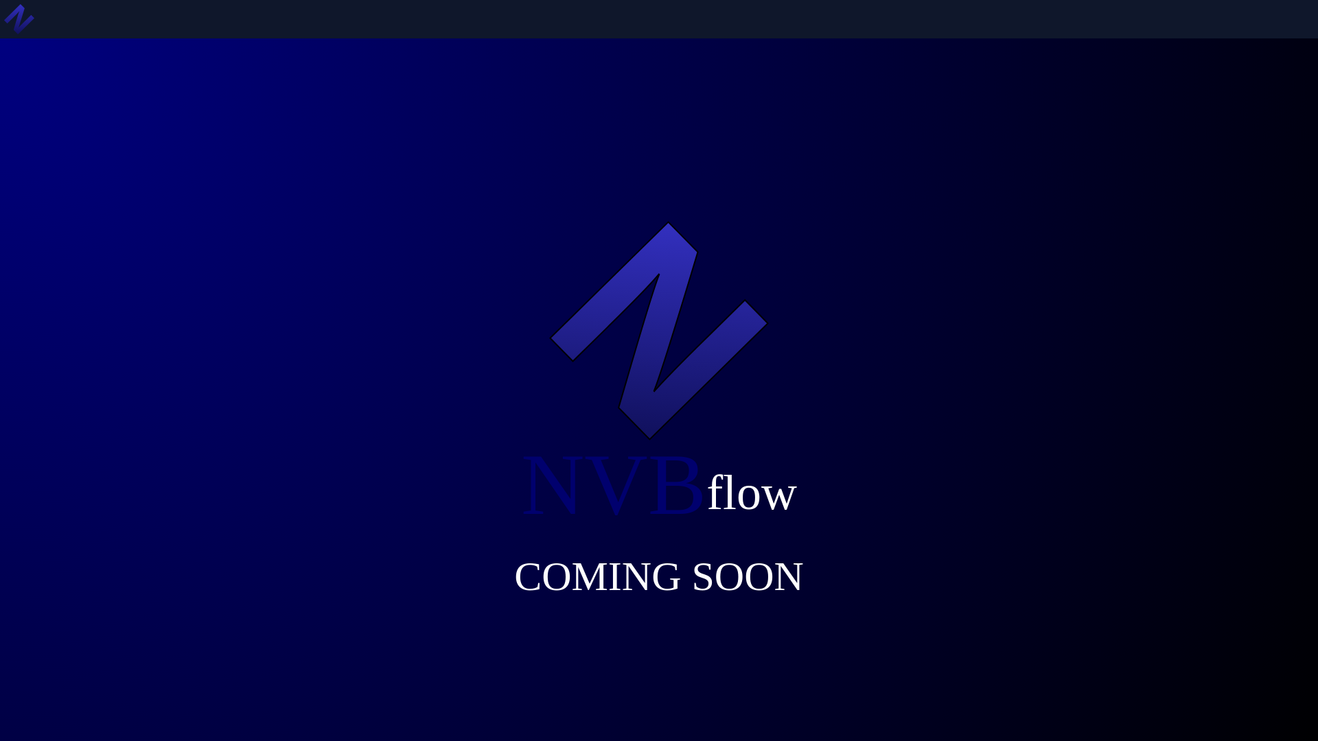 website screenshot of https://nvbflow.com/