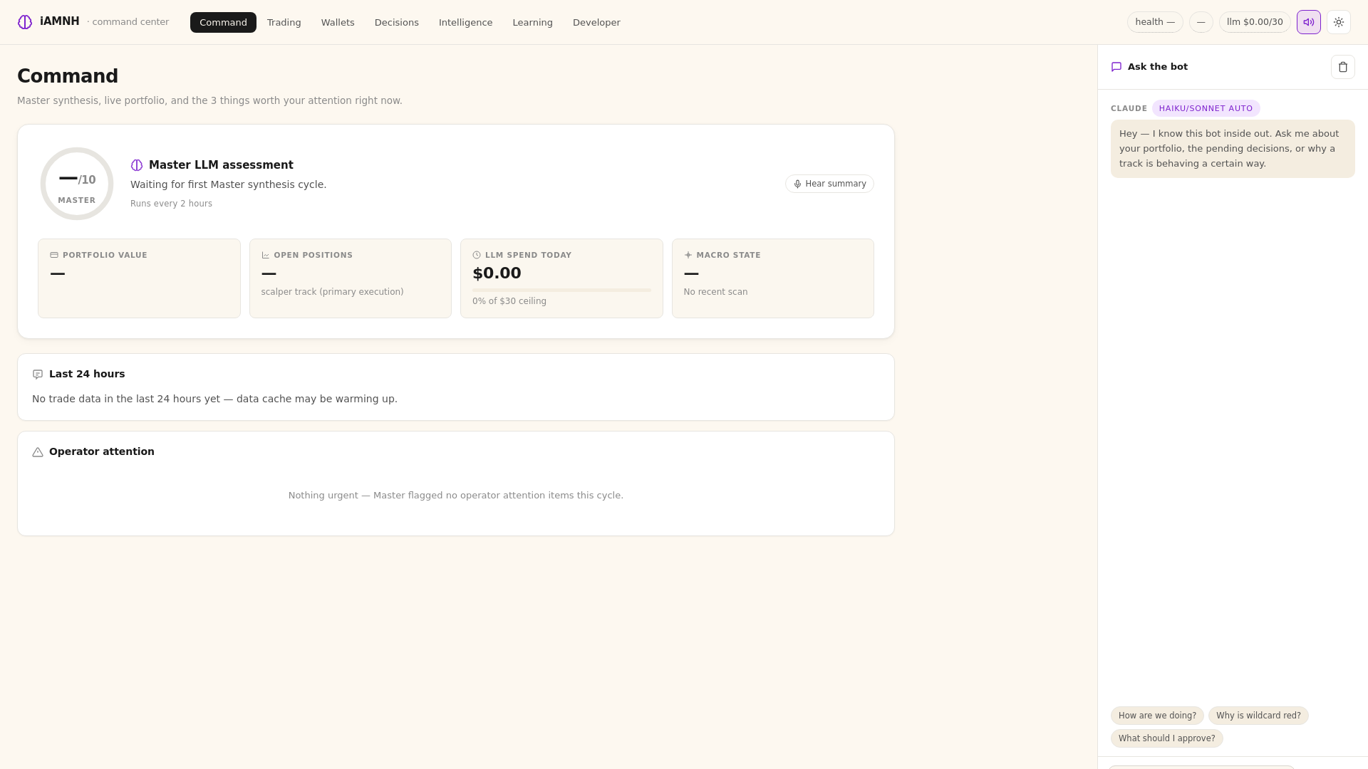 website screenshot of https://iamnh-dashboard-v3.pages.dev/