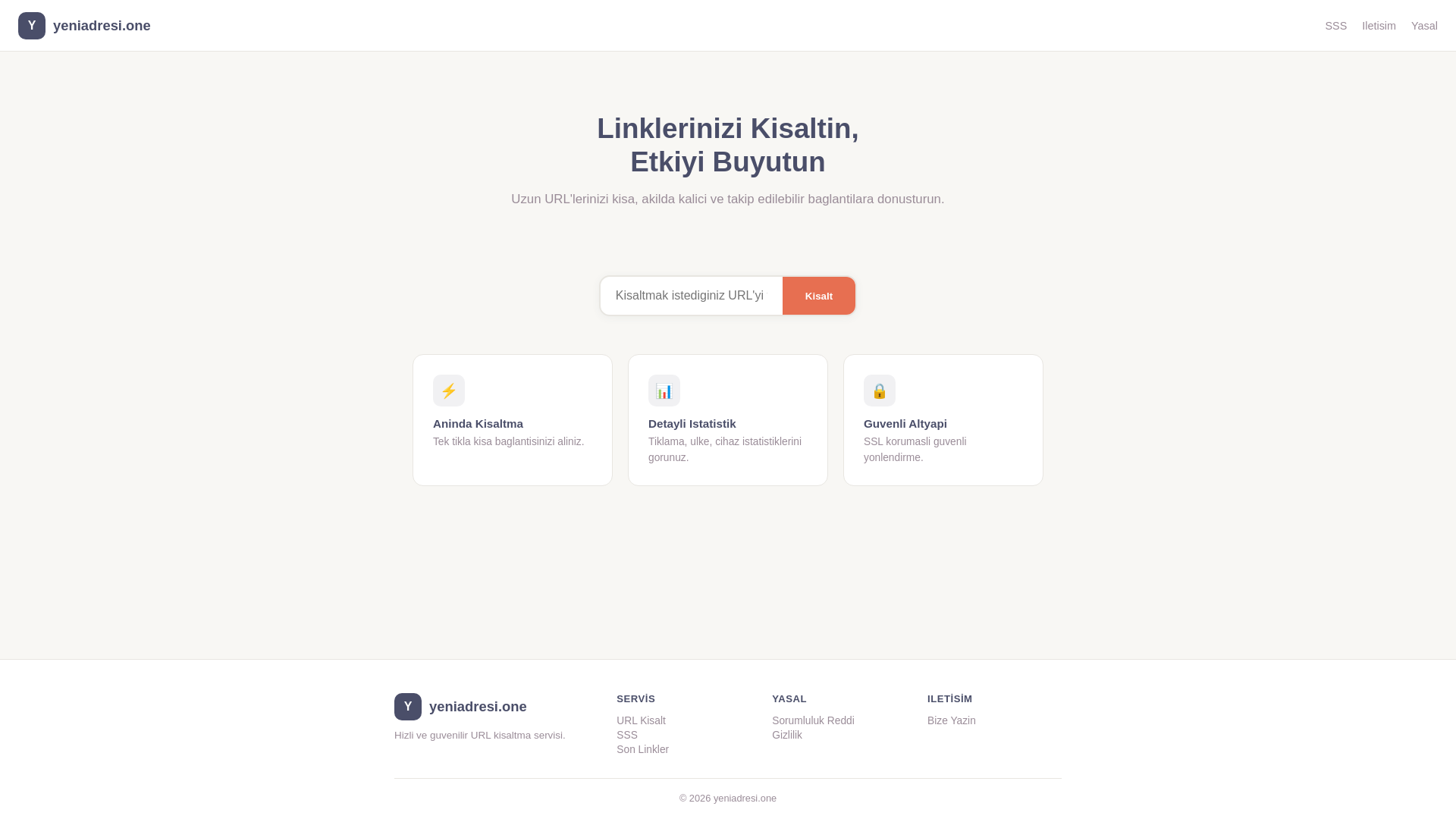 website screenshot of https://yeniadresi.one