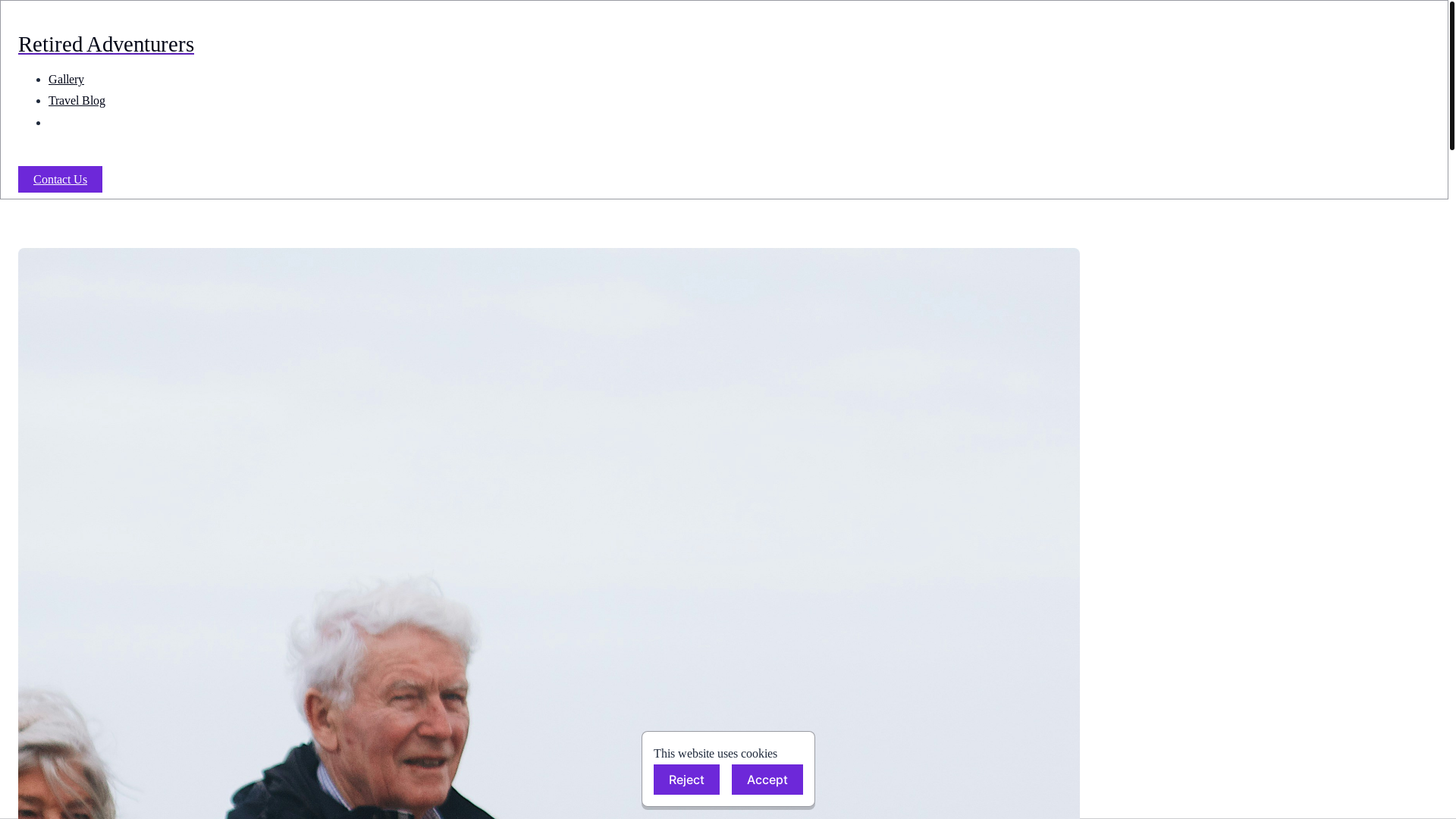 website screenshot of https://retiredadventurers.co.uk/