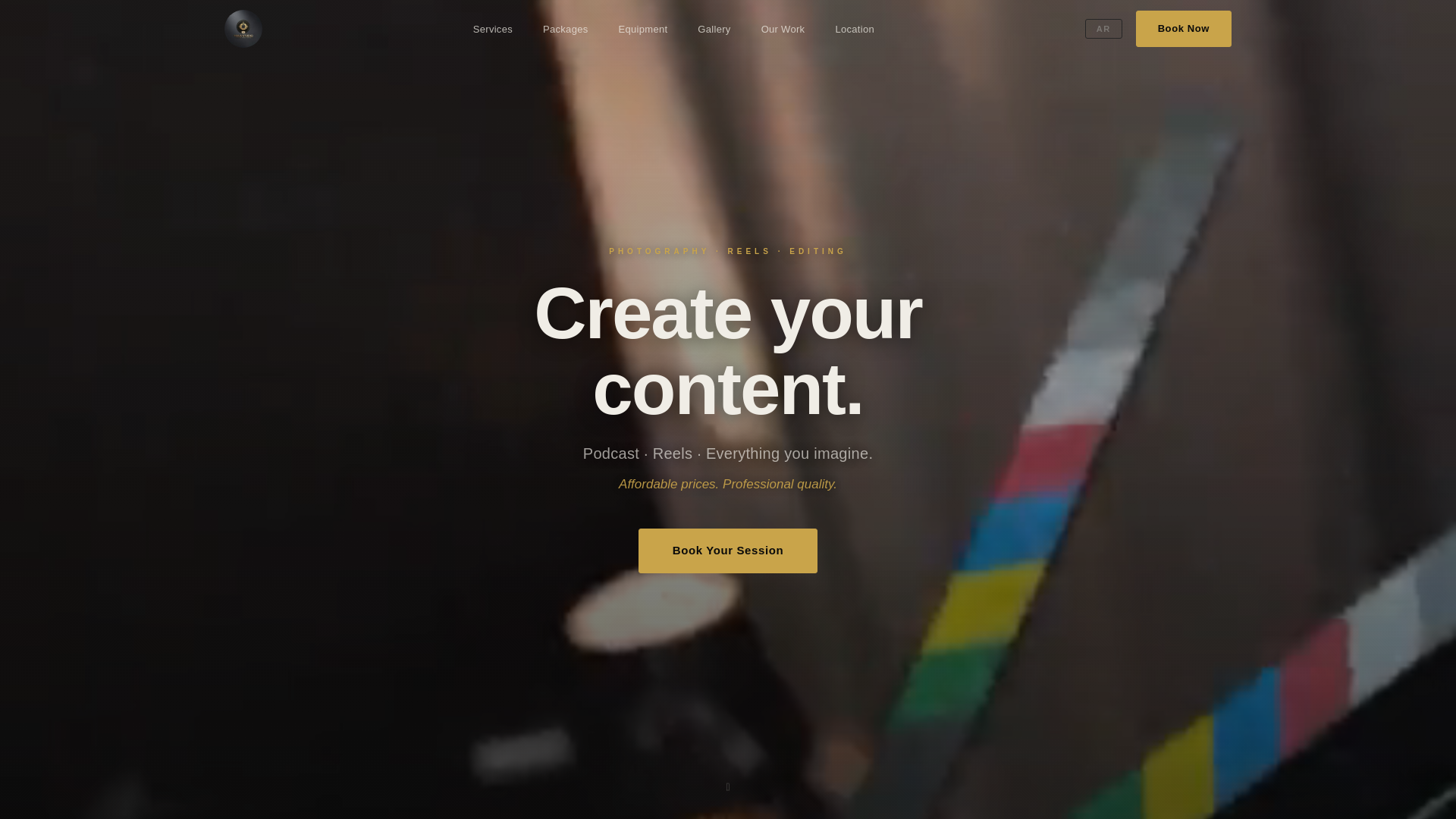 website screenshot of https://halastudio.online/