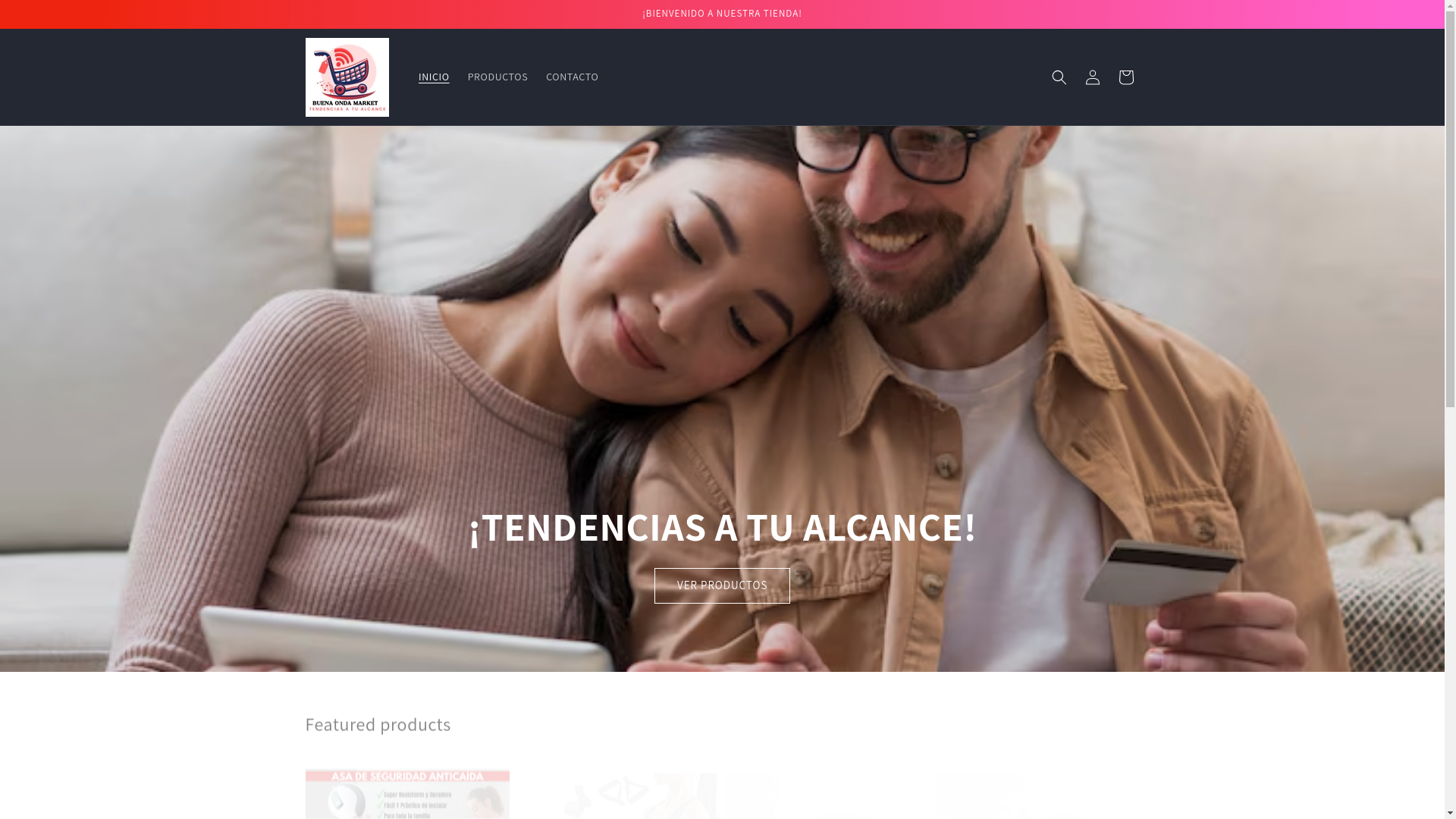 website screenshot of https://buenaondamarket.com/