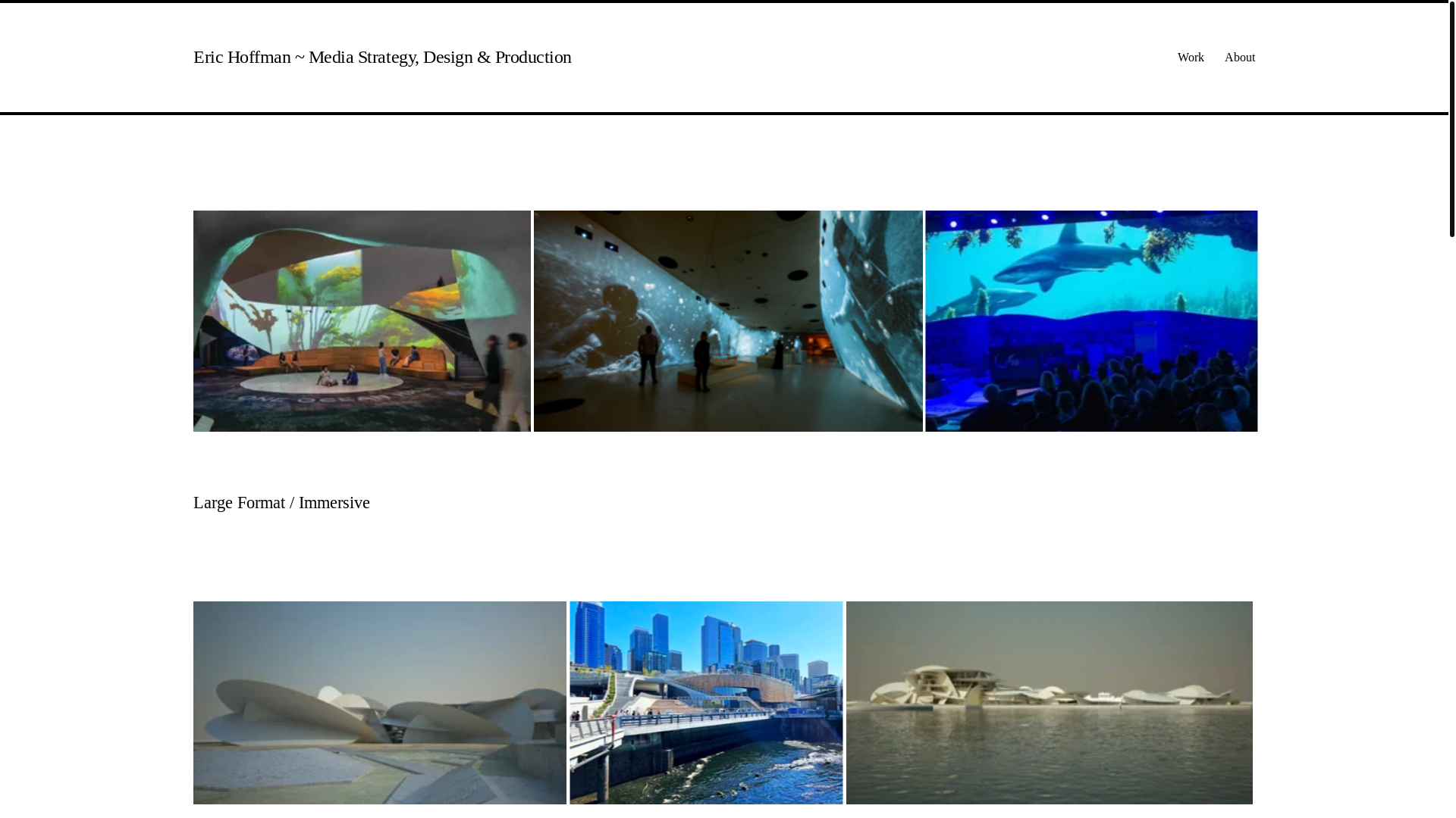 website screenshot of https://erichoffman.studio/
