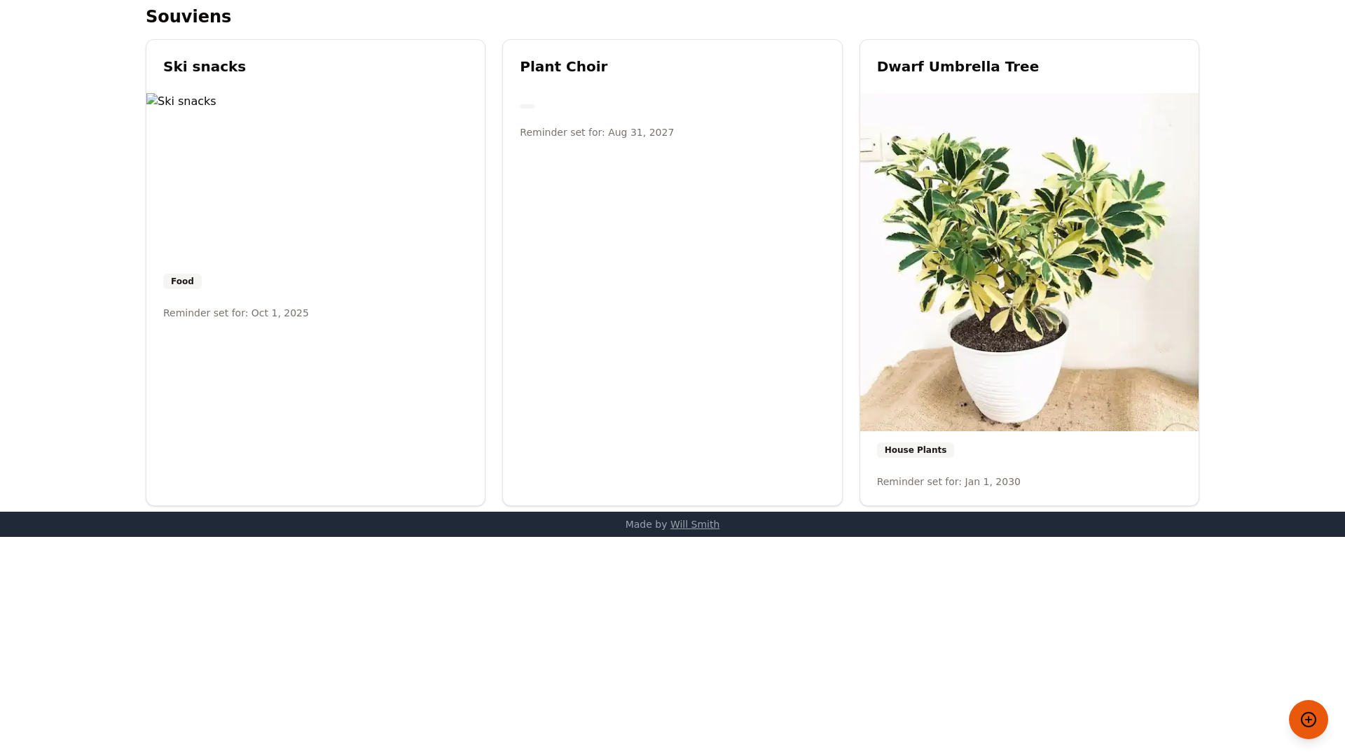 website screenshot of https://souviens.pages.dev/