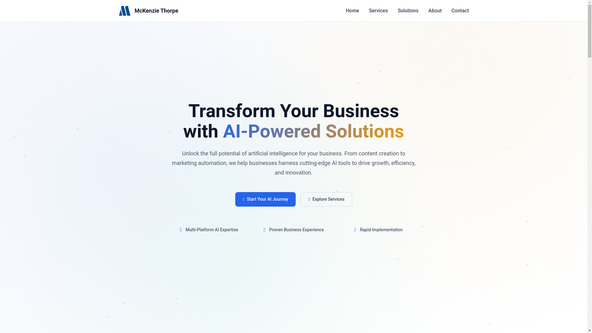 website screenshot of https://mckenzie-thorpe.pages.dev/