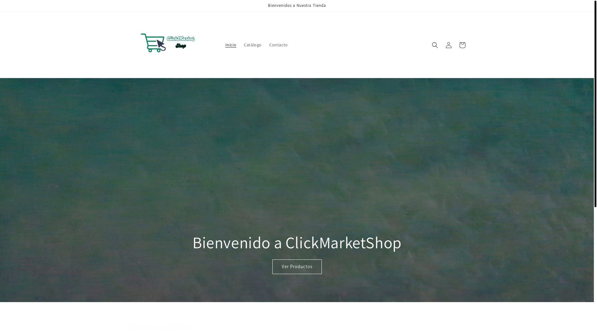 website screenshot of https://tiendaclickmarketshop.com/
