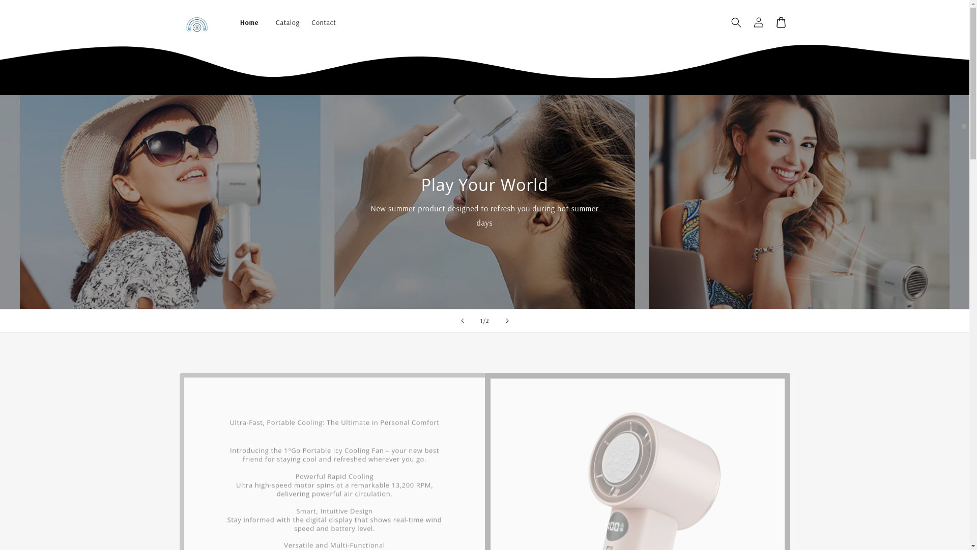 website screenshot of https://theairvibe.shop/